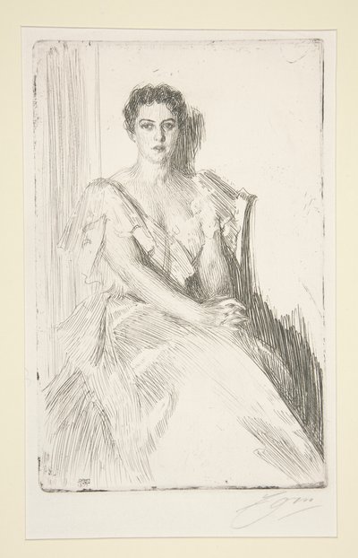 Mrs. Cleveland by Anders Leonard Zorn