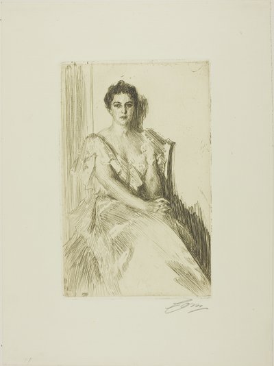 Mrs. Cleveland II by Anders Leonard Zorn