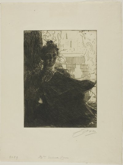 Mrs. Emma Zorn by Anders Leonard Zorn