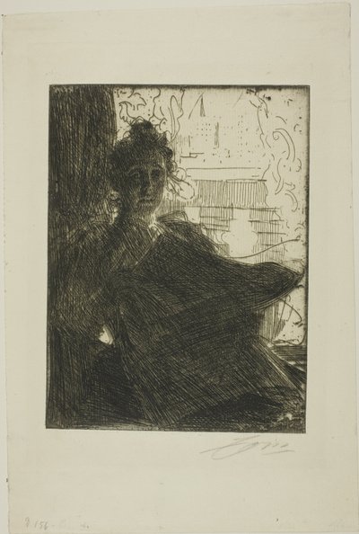 Mrs. Emma Zorn by Anders Leonard Zorn
