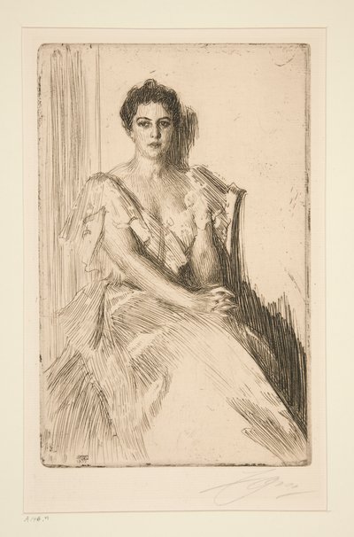 Mrs. Grover Cleveland II by Anders Leonard Zorn