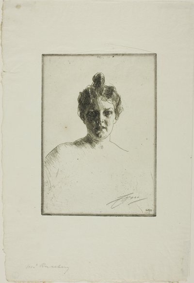 Mrs. Runeberg by Anders Leonard Zorn