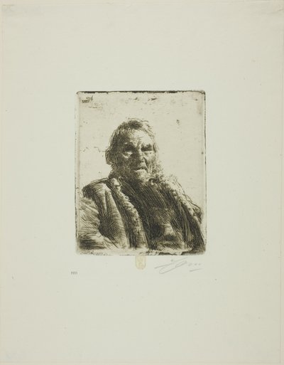 Old Soldier ("The Prince") by Anders Leonard Zorn