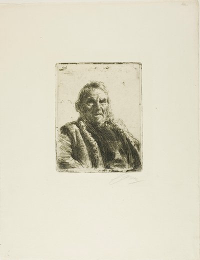 Old Soldier by Anders Leonard Zorn