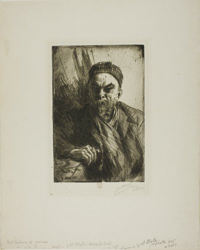 Paul Verlaine II by Anders Leonard Zorn