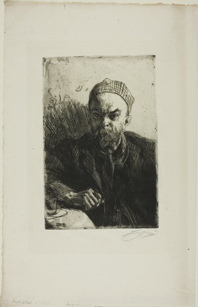 Paul Verlaine I by Anders Leonard Zorn
