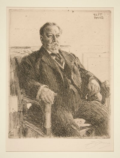 President William H. Taft by Anders Leonard Zorn