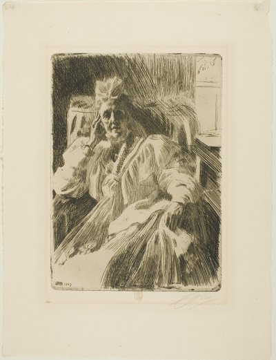 Queen Sophia by Anders Leonard Zorn