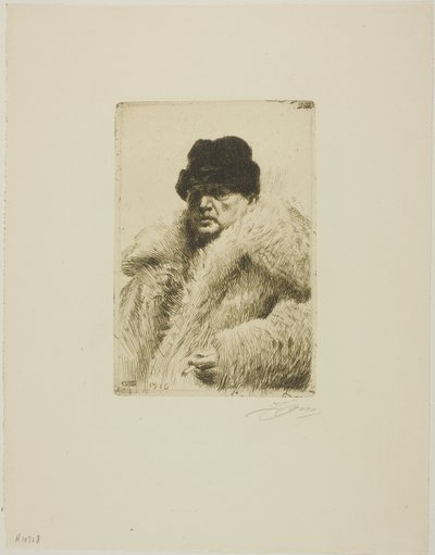 Self-Portrait 1916 by Anders Leonard Zorn