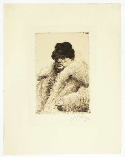 Self-Portrait 1916 by Anders Leonard Zorn