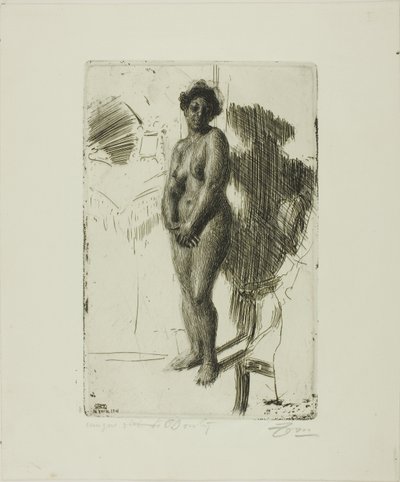 Standing Black by Anders Leonard Zorn