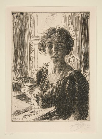 The Crown-Princess Margaret of Sweden by Anders Leonard Zorn