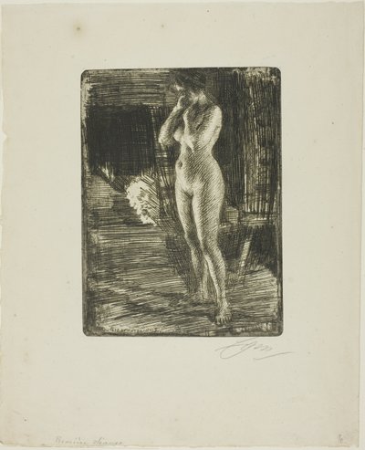 The First Pose by Anders Leonard Zorn
