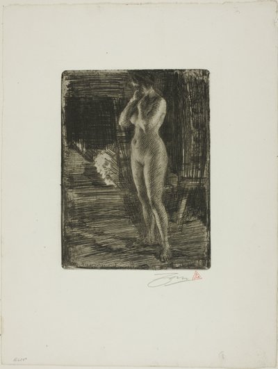 The First Pose by Anders Leonard Zorn