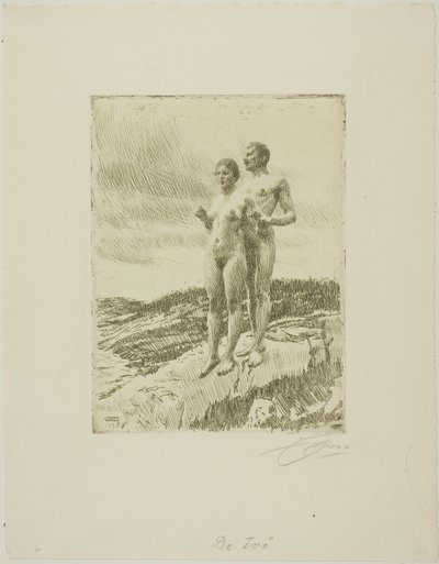 The Two by Anders Leonard Zorn