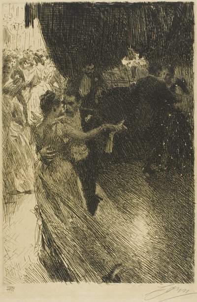 The Waltz by Anders Leonard Zorn