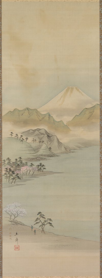Lake Suwa, 19th century by Ando Hiroshige