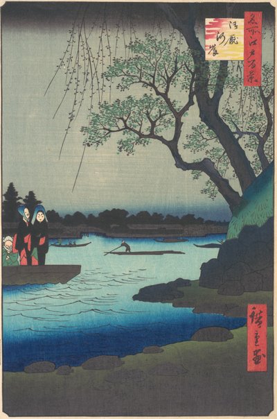 Ommayagashi, Sumida River by Ando Hiroshige