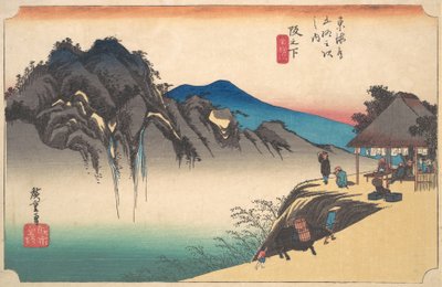 Saka-no-shita, Fude-sute Mine, ca. 1834 by Ando Hiroshige