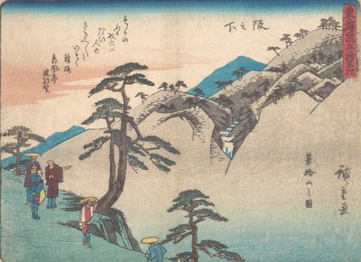 Saka-no-shita by Ando Hiroshige