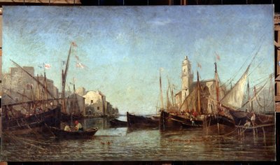View of Martigues by André Maglione