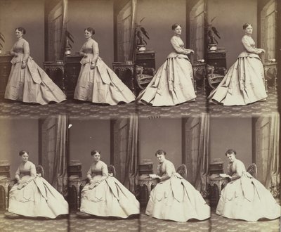 Esther David, 1866 by Andre Adolphe Eugene Disderi