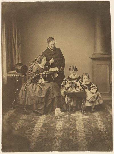 Family Portrait by Andre Adolphe Eugene Disderi