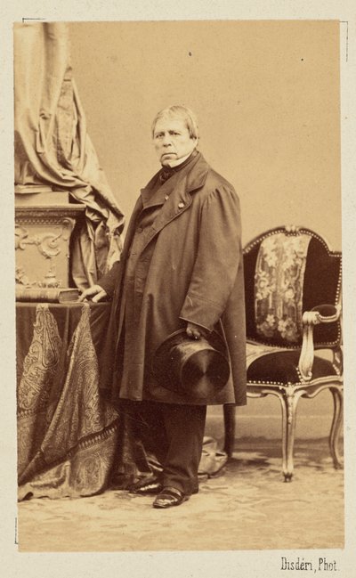 Jean-Auguste-Dominique Ingres by Andre Adolphe Eugene Disderi