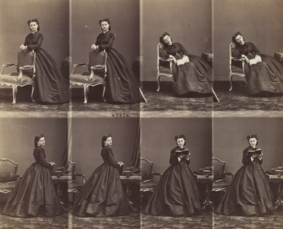Léontine Walter, 1863 by Andre Adolphe Eugene Disderi