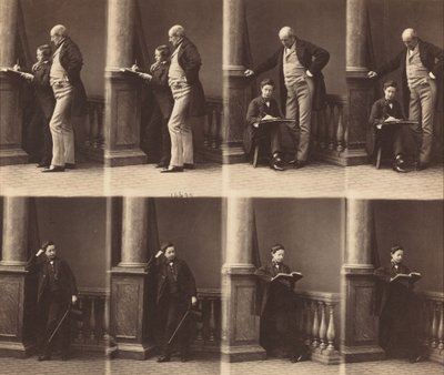 Monsieur Jadin and Son by Andre Adolphe Eugene Disderi