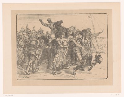 Citizens Driven by Soldiers by Andre Devambez