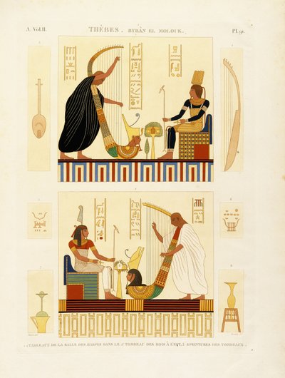 Thebes, Byban el Molouk, c.1809-1812 by Andre Dutertre
