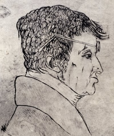 Self-portrait of Andre-Marie Ampere by Andre Marie Ampere