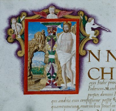 Resurrection by Andrea (school of) Mantegna