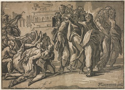 Christ Healing the Lepers by Andrea Andreani