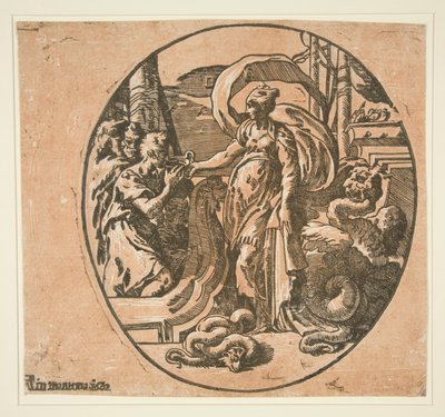 Circe Giving Drink by Andrea Andreani
