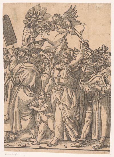 Triumph of Christ (second part) by Andrea Andreani