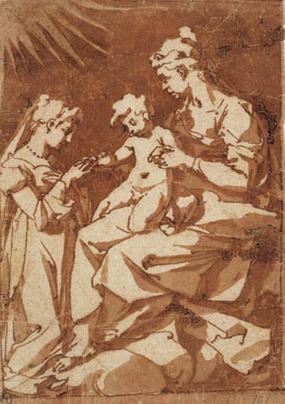 The Marriage of St Catherine of Alexandria by Andrea Boscoli