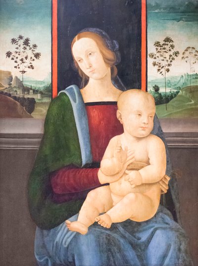 Madonna with Child by Andrea Ingegnio