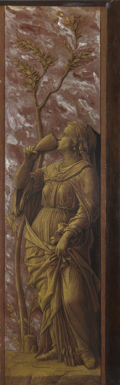 A Woman Drinking, c. 1500 by Andrea Mantegna