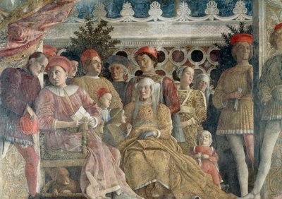 Court Wall, the Central Scene by Andrea Mantegna