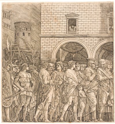 The Roman Senate Follows a Triumph by Andrea Mantegna