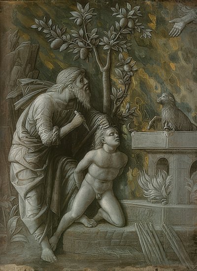 The Sacrifice of Isaac by Andrea Mantegna