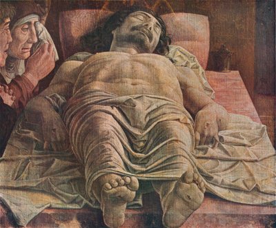 Lamentation over the Dead Christ by Andrea Mantegna