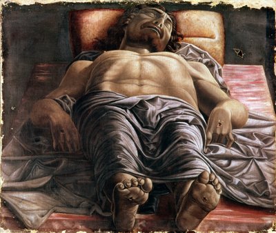 Lamentation Over the Dead Christ by Andrea Mantegna