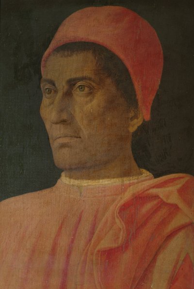 Portrait of Cardinal Carlo de Medici by Andrea Mantegna