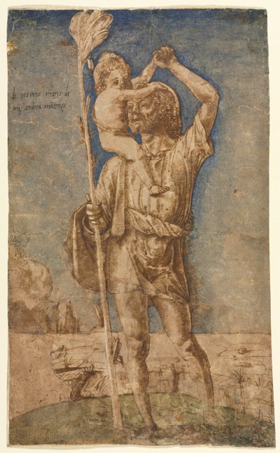 Saint Christopher by Andrea Mantegna
