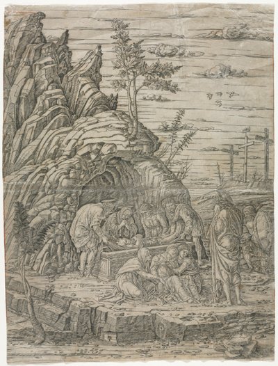 The Entombment with the Four Birds by Andrea Mantegna