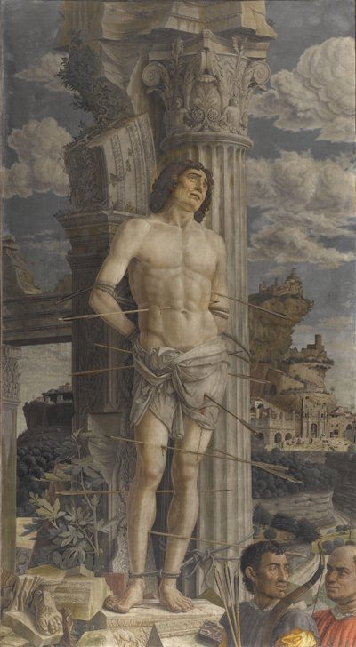 The Martyrdom of Saint Sebastian by Andrea Mantegna