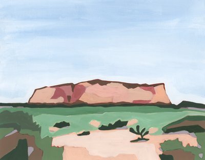 Abstract Valley I, 2024 by Andrea Mejia